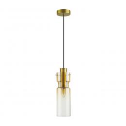 Odeon light 5057/1A PENDANT ODL24 323 золотой/янтарный/металл/стекло Подвес E27 1*40W SCROW  купить